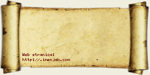 Trnjina Starčević vizit kartica